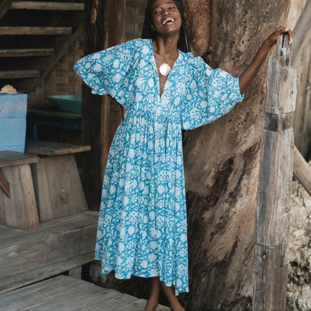 Daughters Of India Kyra Midi Dress